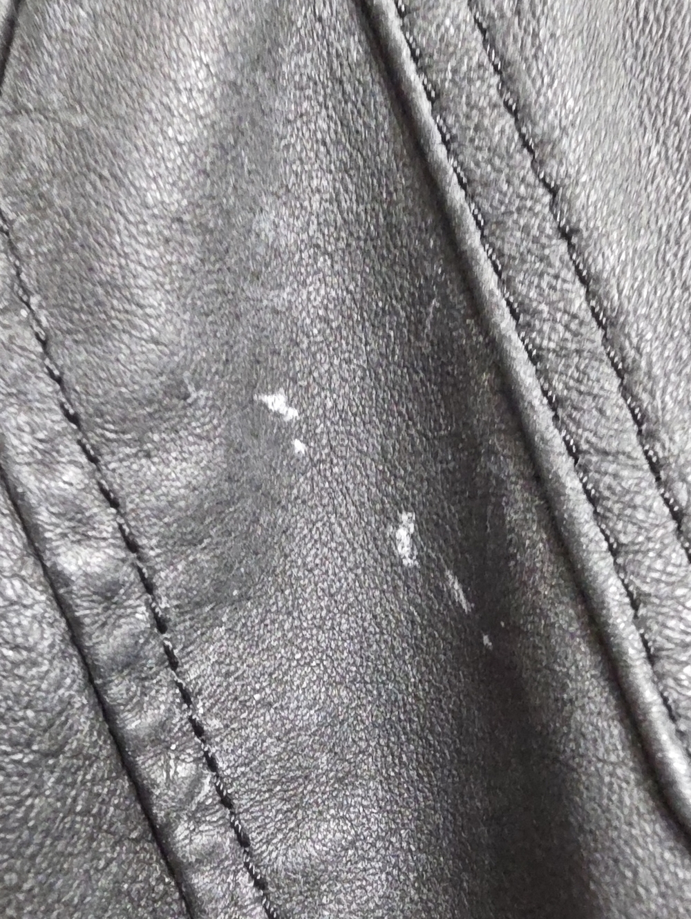 Danier Black Leather Moto Jacket with Zip Pockets - Picture 5 of 12